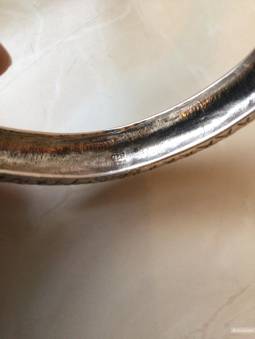 Серебряный браслет «Змея» с натуральными изумрудами, рубинами, сапфирами