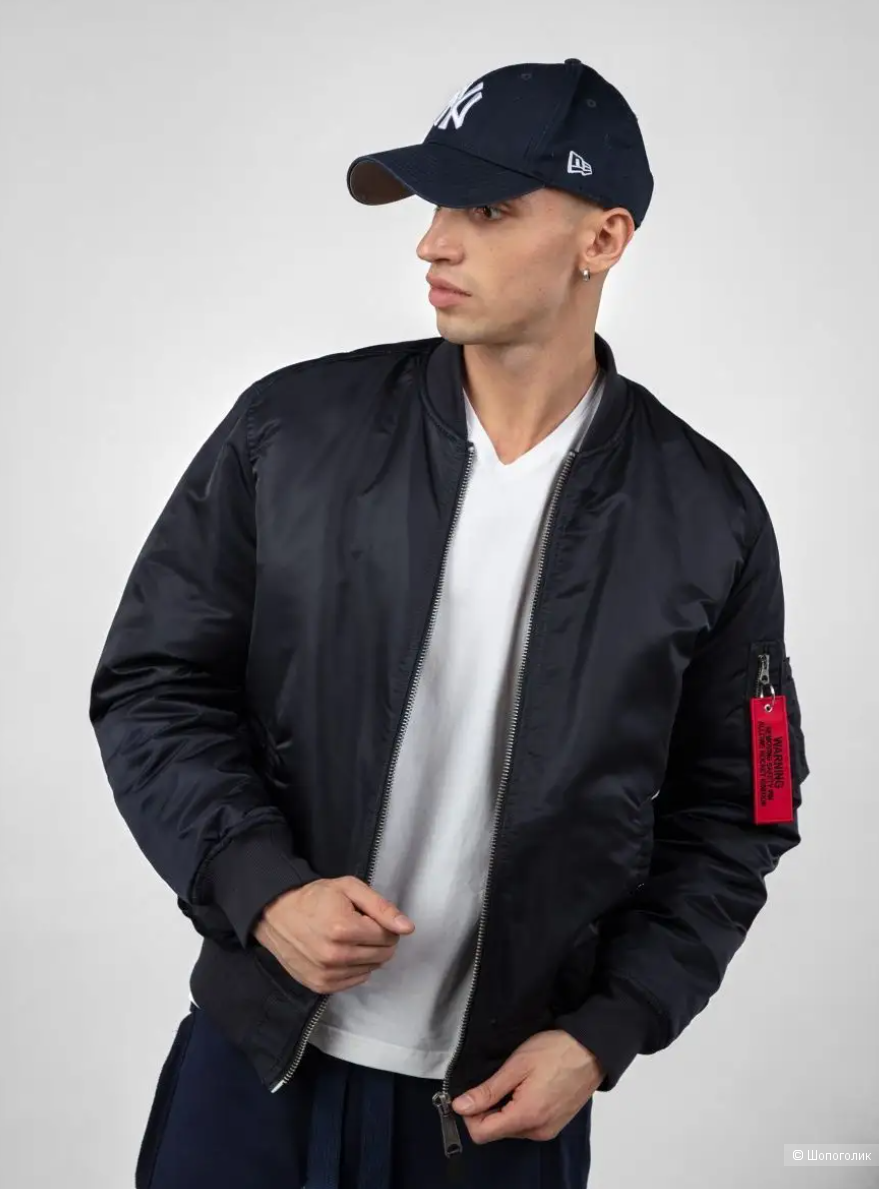 Куртка-бомбер утепленный с капюшоном Angelo Bonetti размер L (50-52)