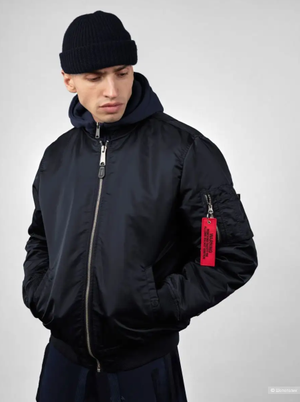 Куртка-бомбер утепленный с капюшоном Angelo Bonetti размер L (50-52)