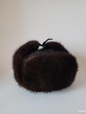 Норковая шапка мужская размер one size