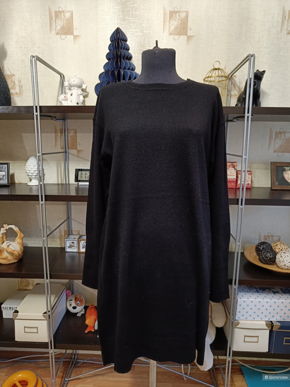 Платье с брошью John Richmond. Размер: М (44-46)