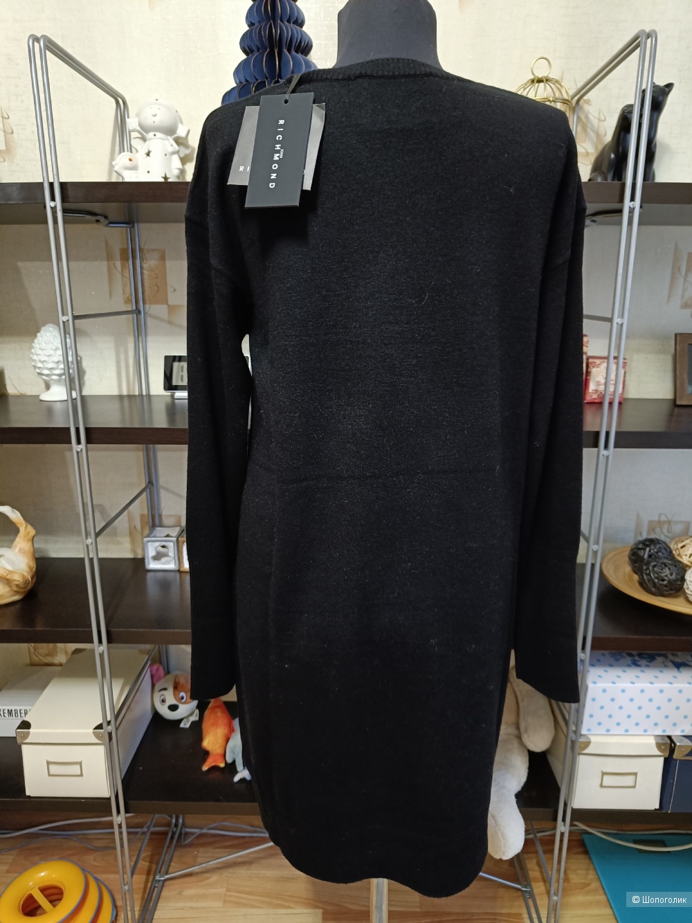 Платье с брошью John Richmond. Размер: М (44-46)