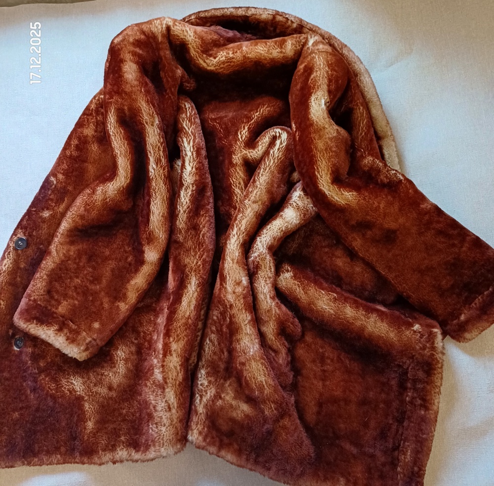 Шуба натуральная, мутон, Urbani, L, XL, one size