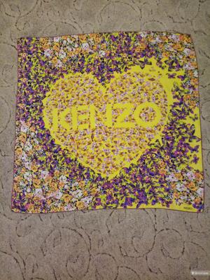 Шелковый платок KENZO , 86*84 см