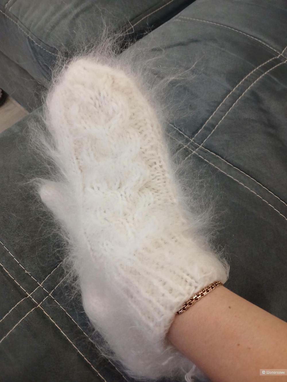 Варежки пух р.one size