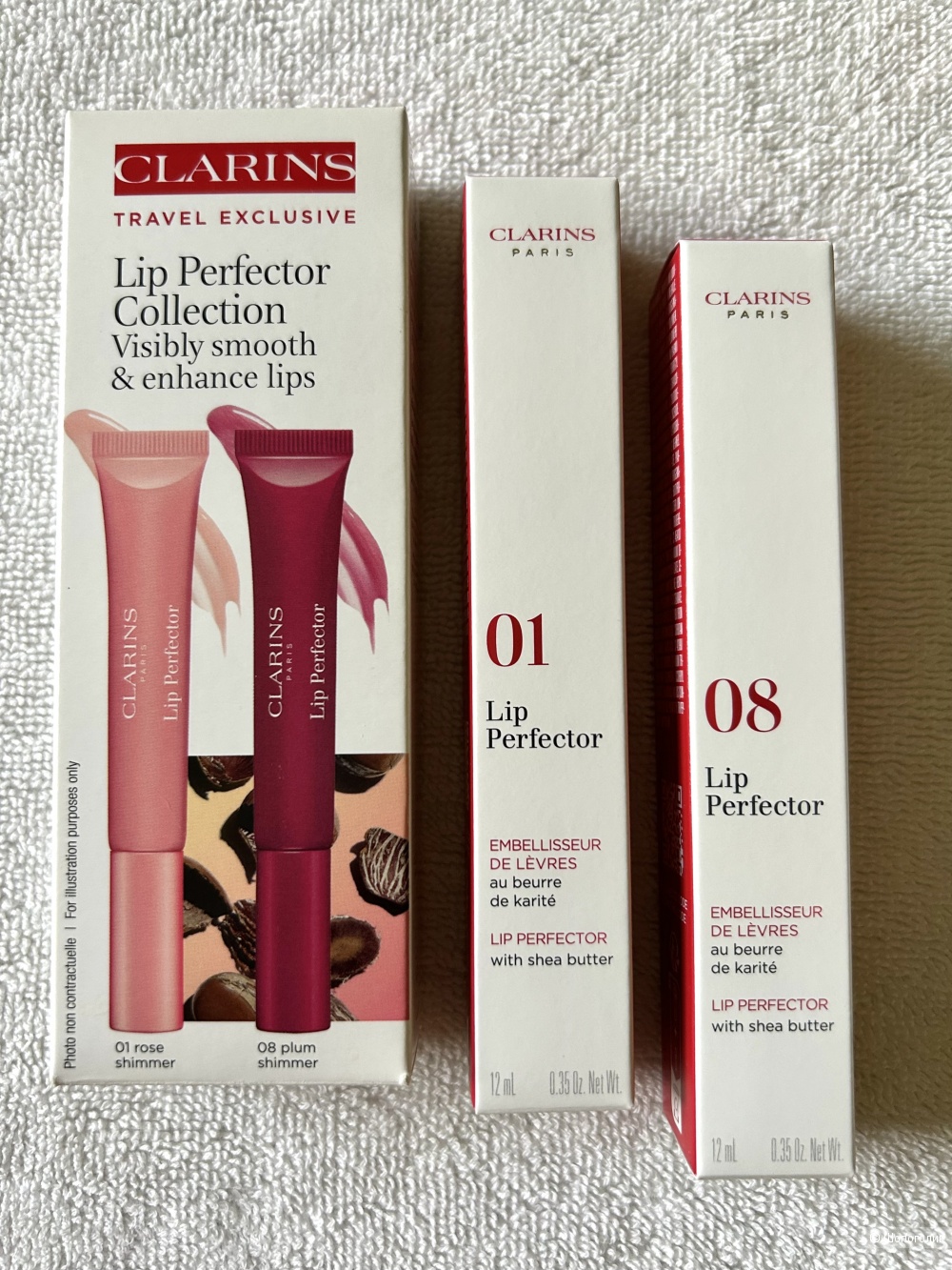 Clarins Travel Exclusive Lip Perfector Collection. One size