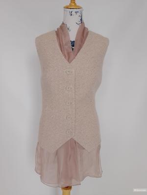 Жилетка с шарфом сшитый на заказ G. Atelier, M