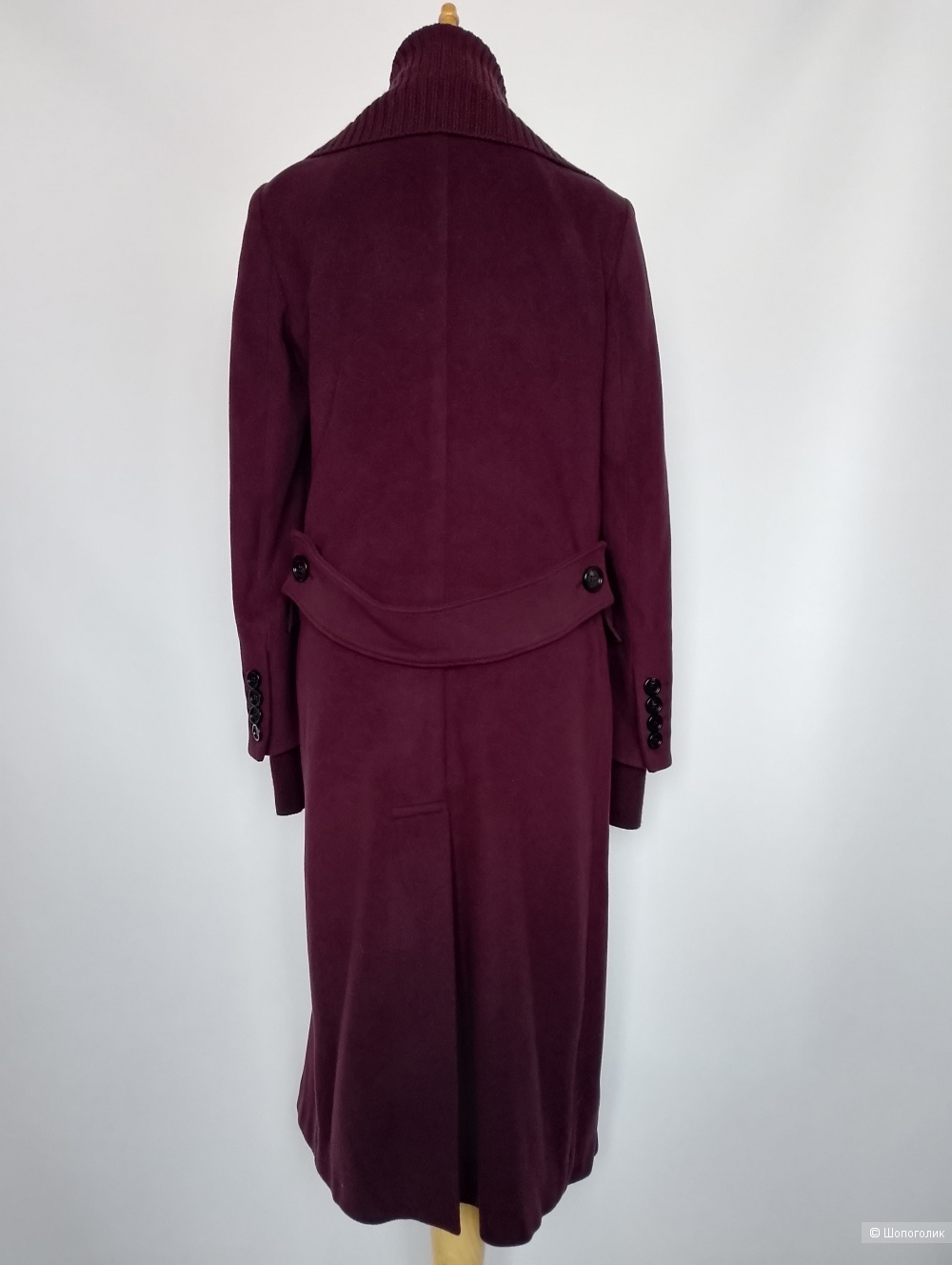 Пальто burberry кашемировое , Ит 40
