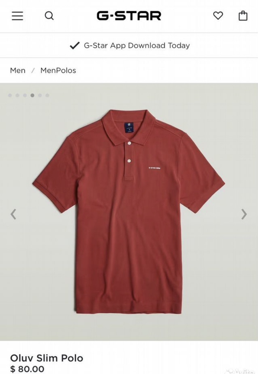 Поло G STAR RAW L