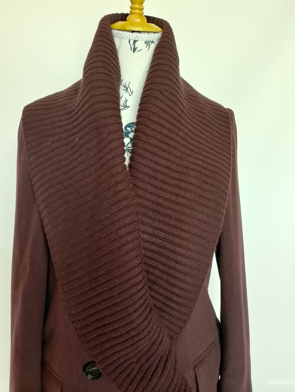 Пальто burberry кашемировое , Ит 40