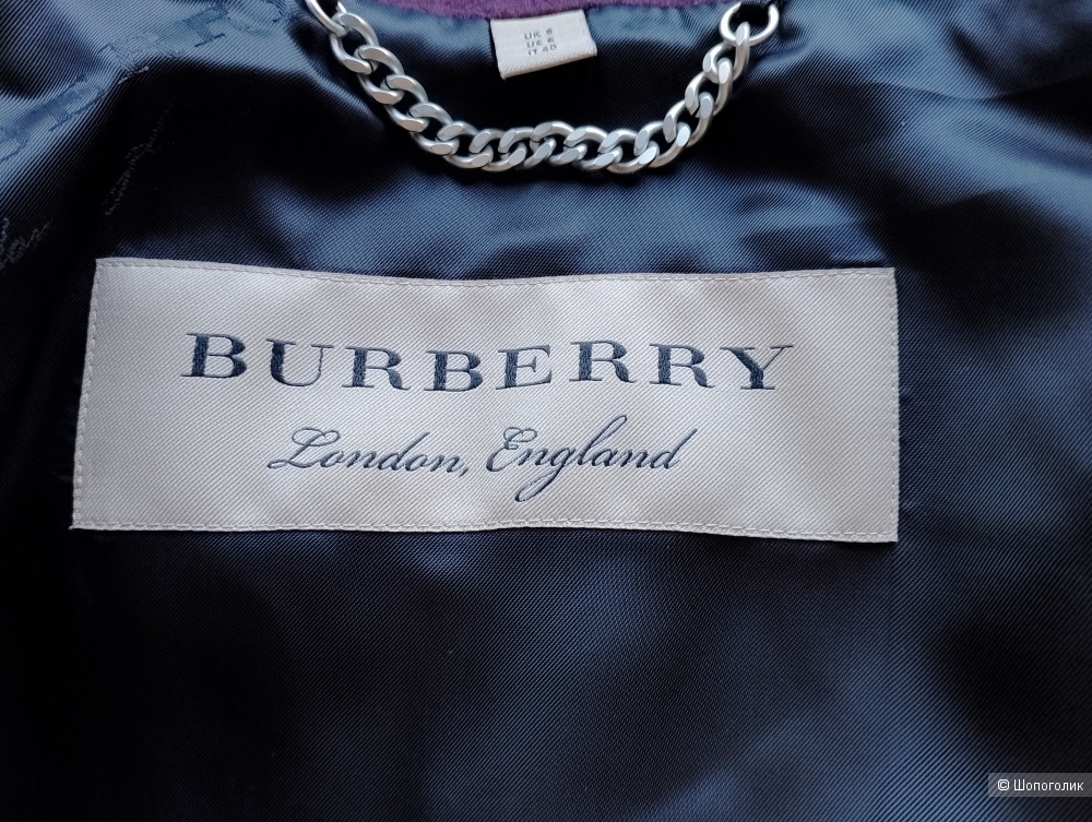 Пальто burberry кашемировое , Ит 40