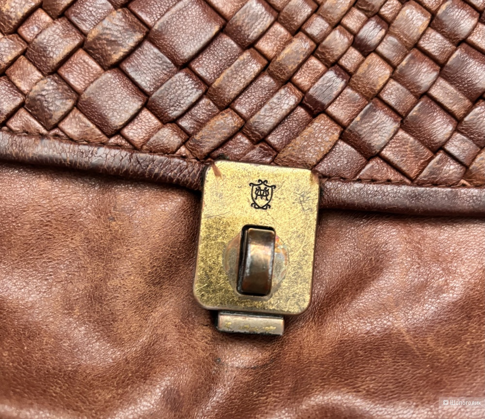 Сумка кожаная Massimo Dutti, one size