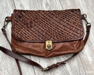 Сумка кожаная Massimo Dutti, one size