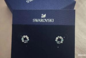 Серьги swarovski, пусеты.