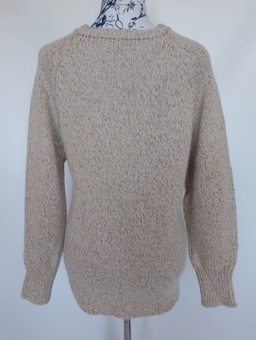 Пуловер massimo dutti с люрексной нитью, XS