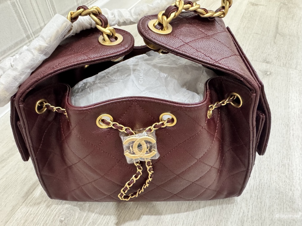 Сумка Оригинал Chanel Hobo 25s новая,очень красивый цвет размер 30/26/14 см пыльник ,коробка
