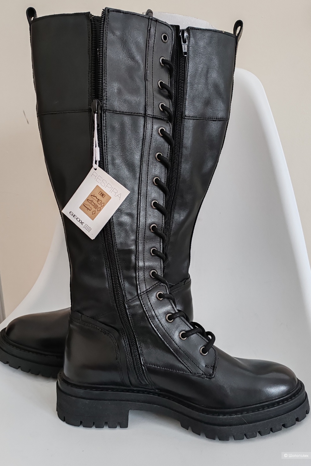 Сапоги берцы Geox, размер 37