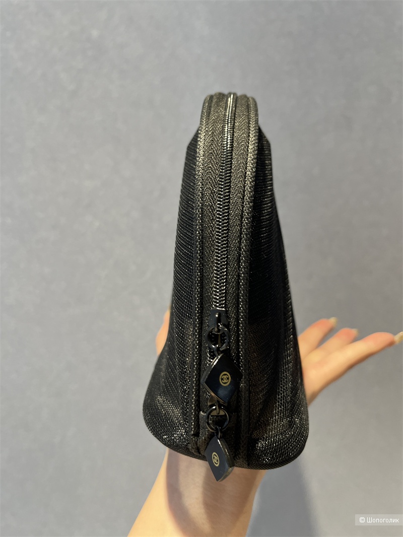 Набор из 3 прозрачных косметичек Chanel