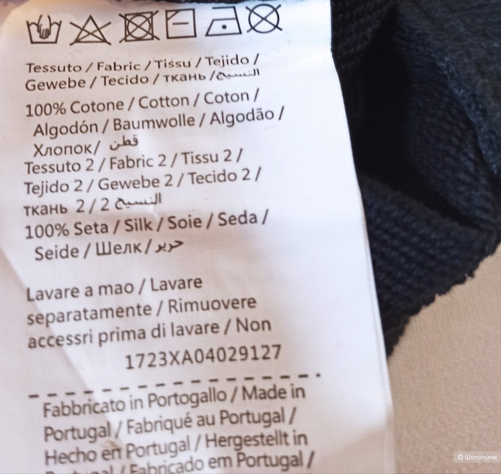 Платье свитшот Moschino чёрный цвет, размер S, M